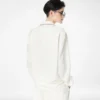 Seiden-Twill-Pyjamahemd mit Paspelierung und tonalem TF-Sticklogo Seiden-Twill-Pyjamahemd mit Paspelierung und tonalem TF-Sticklogo