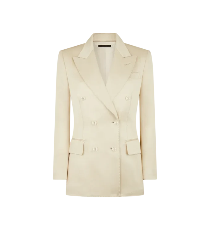 Seiden- und Wolltwill-Zweireiherjacke „Wallis” Seiden- und Wolltwill-Zweireiherjacke „Wallis”