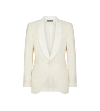 Seiden-Viskose-Jacquard-Abendjacke