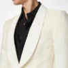 Seiden-Viskose-Jacquard-Abendjacke