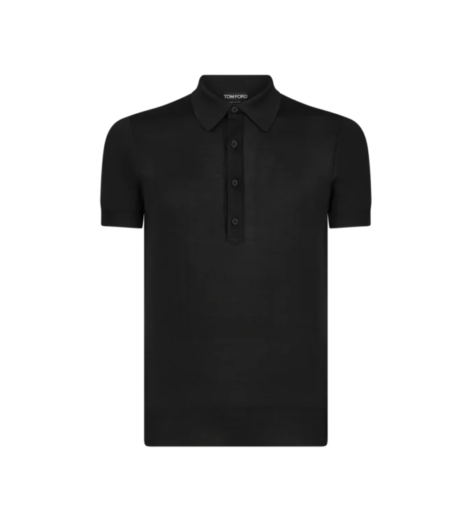 Seiden-Viskose-Polo