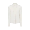 Seidenkrepp-Shirt mit Plissee-Details Seidenkrepp-Shirt mit Plissee-Details
