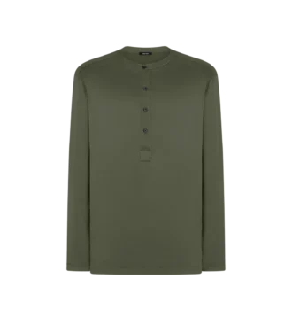 Seidenpyjama-Henley 