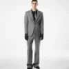 Sharkskin-Hose mit Fischgrätenmuster und doppelter Teilbarkeit Sharkskin-Hose mit Fischgrätenmuster und doppelter Teilbarkeit