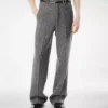Sharkskin-Hose mit Fischgrätenmuster und doppelter Teilbarkeit Sharkskin-Hose mit Fischgrätenmuster und doppelter Teilbarkeit