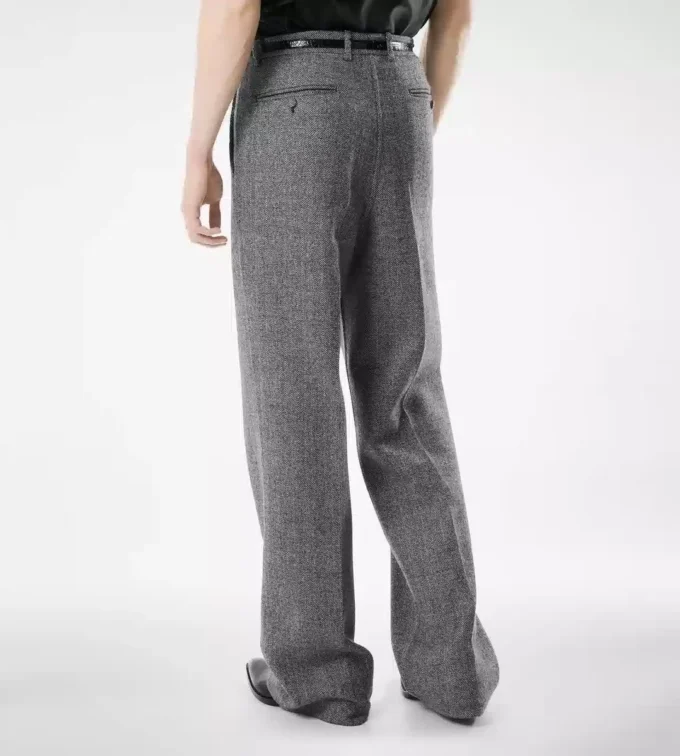 Sharkskin-Hose mit Fischgrätenmuster und doppelter Teilbarkeit Sharkskin-Hose mit Fischgrätenmuster und doppelter Teilbarkeit