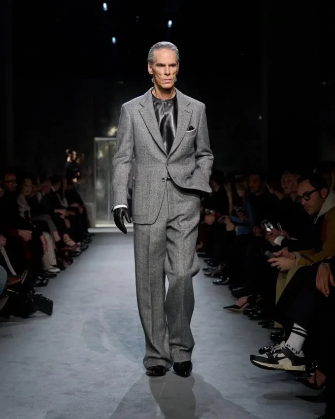 Sharkskin-Hose mit Fischgrätenmuster und doppelter Teilbarkeit Sharkskin-Hose mit Fischgrätenmuster und doppelter Teilbarkeit