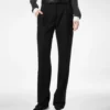 Sharp Grain De Poudre Relaxed Pleated Straight Pants Sharp Grain De Poudre Relaxed Pleated Straight Pants