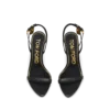 Shiny Leather Padlock Pointy Naked Sandal 85 mm Shiny Leather Padlock Pointy Naked Sandal 85 mm