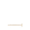 Silberne T-Anstecknadel Silberne T-Anstecknadel