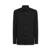 Slim Fit Hemd aus Kreppsatin