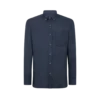 Slim Fit Hemd aus leichtem Kaschmir-Twill