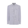 Slim Fit Hemd mit feinen Streifen