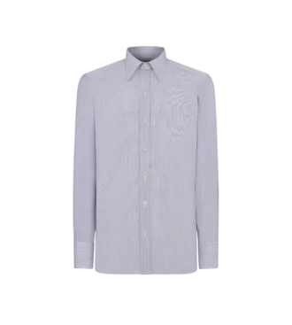Slim Fit Hemd mit feinen Streifen