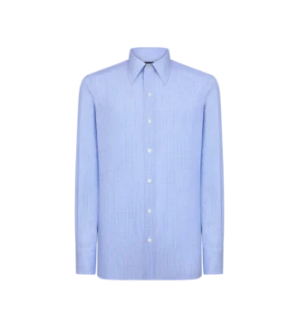 Slim Fit Hemd mit Twill-Karomuster
