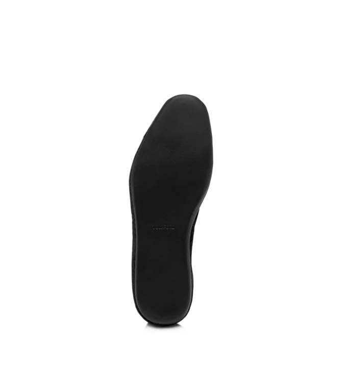 Slipper aus geprägtem Krokodilleder-Samt Slipper aus geprägtem Krokodilleder-Samt