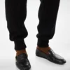 Slipper aus geprägtem Krokodilleder-Samt Slipper aus geprägtem Krokodilleder-Samt
