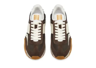 Sneaker „James” aus technischem Wildleder