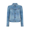 Sommerliche Jeansjacke im Stonewashed-Look Sommerliche Jeansjacke im Stonewashed-Look