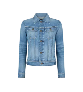 Sommerliche Jeansjacke im Stonewashed-Look