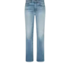 Stonewashed-Jeanshose mit geradem Schnitt Stonewashed-Jeanshose mit geradem Schnitt
