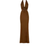 Stretch-Jersey-Abendkleid mit gekreuztem Ausschnitt Stretch-Jersey-Abendkleid mit gekreuztem Ausschnitt
