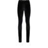 Stretch-Leggings aus glänzendem Velours
