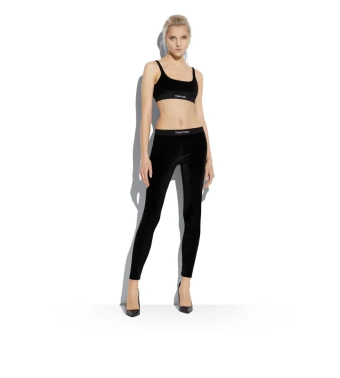 Stretch-Samt-Bralette
