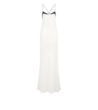 Stretch-Seiden-Camisole-Abendkleid