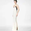 Stretch-Seiden-Camisole-Abendkleid