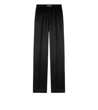Stretch-Seidensatin-Pyjama-Hose