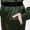 Stretch-Seidensatin-Pyjama-Hose Stretch-Seidensatin-Pyjama-Hose