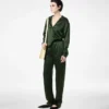 Stretch-Seidensatin-Pyjama-Hose Stretch-Seidensatin-Pyjama-Hose