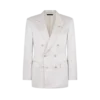 Strukturierte Jacke aus peachiertem Satin Strukturierte Jacke aus peachiertem Satin