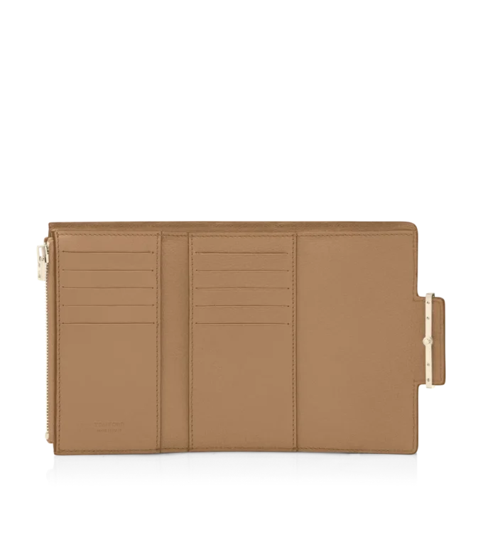 Supple Grain Leather Aube Compact Wallet Supple Grain Leather Aube Compact Wallet