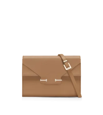 Supple Grain Leather Aube Schultertasche