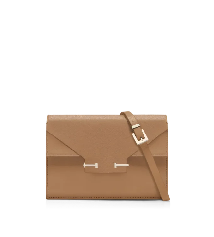 Supple Grain Leather Aube Schultertasche
