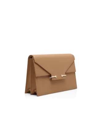 Supple Grain Leather Aube Schultertasche