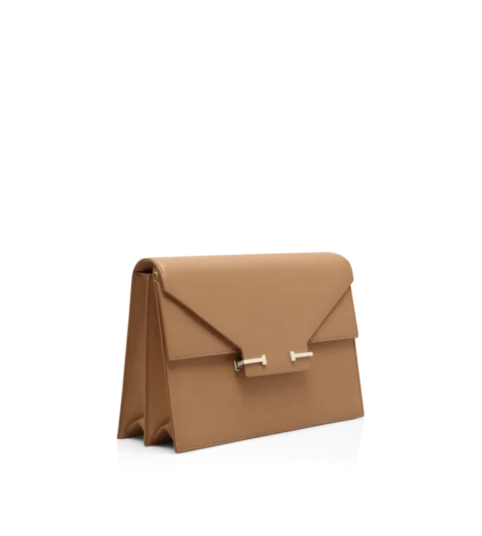Supple Grain Leather Aube Schultertasche