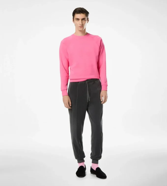 Sweatshirt mit Rundhalsausschnitt aus Bio-Baumwolle