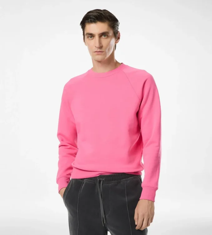 Sweatshirt mit Rundhalsausschnitt aus Bio-Baumwolle