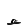 T-Sandale aus glattem Leder T-Sandale aus glattem Leder