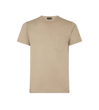 T-Shirt aus reiner Baumwolle mit Rundhalsausschnitt