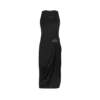 Tank-Top-Kleid mit Lederdetails Tank-Top-Kleid mit Lederdetails