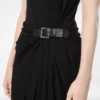 Tank-Top-Kleid mit Lederdetails Tank-Top-Kleid mit Lederdetails