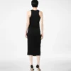 Tank-Top-Kleid mit Lederdetails Tank-Top-Kleid mit Lederdetails