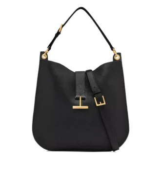 Tara Large Crossbody aus genarbtem Leder Tara Large Crossbody aus genarbtem Leder