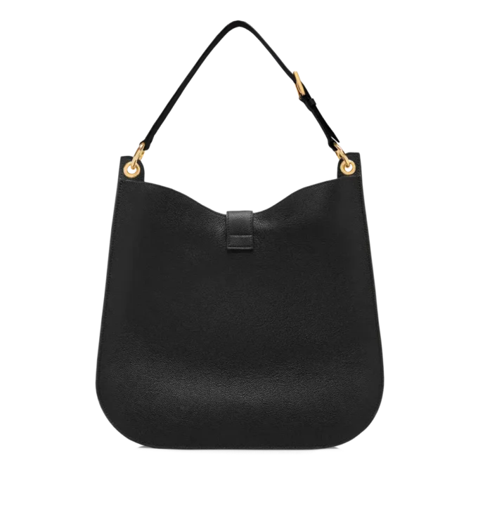 Tara Large Crossbody aus genarbtem Leder Tara Large Crossbody aus genarbtem Leder