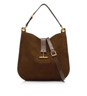 Tara Large Crossbody aus Wildleder und Glattleder Tara Large Crossbody aus Wildleder und Glattleder