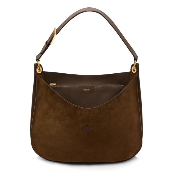 Tara Large Crossbody aus Wildleder und Glattleder Tara Large Crossbody aus Wildleder und Glattleder